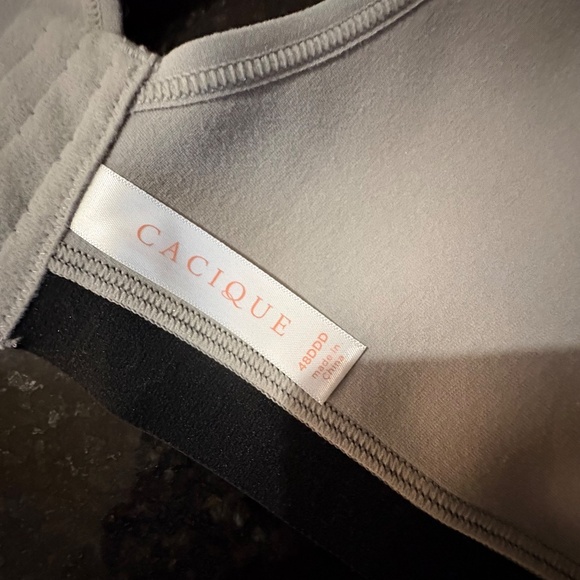 NWT Cacique Cotton Unlined or Lightly Lined No-Wire Bra - SZ 48DDD - Picture 7 of 13